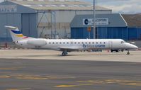 ZS-BBJ @ FACT - Blue Crane ERJ145 on its stand in CPT - by FerryPNL