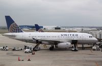 N813UA @ KSAT - Airbus 319