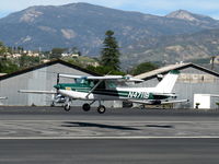 N4711B @ SZP - 1979 Cessna  152, Lycoming O-235 115 hp, landing Rwy 22 - by Doug Robertson