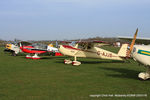 G-AJJS @ EGNW - at Wickenby - by Chris Hall