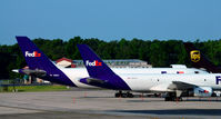 N681FE @ KRIC - On the ramp RIC