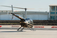 N443SA @ KLGB - Departing Anthelion Helicopters. - by Marty Kusch