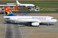 ZS-SFJ @ FAJS - SA A319 ready for another flight. - by FerryPNL