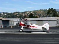 N32135 @ SZP - 1941 Waco UPF-7, Continental W670 220 Hp radial, taking the active - by Doug Robertson