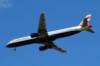 G-EUXM @ EGLL - Airbus A321-231 [3290] (British Airways) Home~G 12/05/2013. On approach 27R.