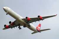 G-VFIZ @ EGLL - Airbus A340-642 [764] (Virgin Atlantic) Home~G 28/10/2009. On approach 27R.