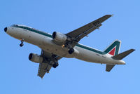 I-BIKG @ EGLL - Airbus A320-214 [1480] (Alitalia) Home~G 10/05/2011. On approach 27R. - by Ray Barber