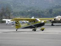 N5503H @ SZP - 1978 Bellanca 8KCAB SUPER DECATHLON, Lycoming AEIO-360 180 Hp, takeoff roll Rwy 22 - by Doug Robertson