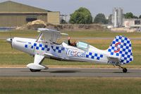 F-PFJP @ LFPB - Stolp SA-300 Starduster Too, Taxiing to parking area, Paris-Le Bourget (LFPB-LBG) Air show 2015 - by Yves-Q