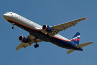 VP-BRW @ EGLL - Airbus A321-211 [3191] (Aeroflot Russian Airlines) Home~G 25/05/2011. On approach 27R. - by Ray Barber