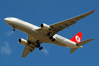 TC-JNG @ EGLL - Airbus A330-202 [504] (THY Turkish Airlines) Home~G 10/05/2011. On approach 27R.