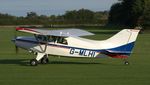G-MLHI @ EGTH - 1. G-MLHI preparing to depart The Shuttleworth Collection, Biggleswade, Beds.