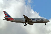 N791AN @ EGLL - Boeing 777-223ER [30254] (American Airlines) Home~G 28/05/2015. On approach 27L. - by Ray Barber