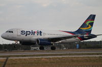 N519NK @ KRSW - Spririt Flight 683 (N519NK) arrives at Southwest Florida International Airport following flight from Detroit Metro-Wayne County Airport - by Donten Photography