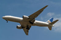N27015 @ EGLL - Boeing 777-224ER [28678] (Continental Airlines) Home~G 25/06/2010. On approach 27R. - by Ray Barber