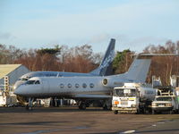 N623NP @ EGHH - pretty old biz jet now! - by magnaman
