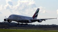 A6-EEB @ EGCC - At Manchester - by Guitarist