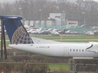 G-PRPD @ EGTE - long shot of aircraft still with US c/s to be repainted. - by magnaman