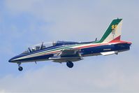 MM55054 @ LFSX - Italian Air Force Aermacchi MB-339PAN, N°2 of Frecce Tricolori Aerobatic Team 2015, Luxeuil-Saint Sauveur Air Base 116 (LFSX) Open day 2015 - by Yves-Q