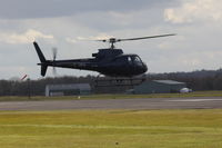 G-TATS @ EGTU - AS-350BA Ecureuil - by Alan Salsbury