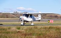 G-ORMW @ EGFH - Resident Ikarus operated by Gower Flight Centre. - by Roger Winser