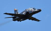 ZK034 @ EGFH - Fast flyby over Runway 04 by Hawk aircraft coded Y of 4(R) Squadron RAF. - by Roger Winser