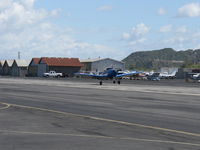 N8667H @ SZP - 1947 North American NAVION, Continental IO-520 285 Hp upgrade, landing Rwy 22, Young Eagles flight - by Doug Robertson