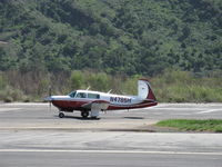 N4786H @ SZP - 1979 Mooney M20J 201, Lycoming IO-360 A&C 200 Hp, taxi back to hangar - by Doug Robertson