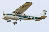 G-RUIA @ EGFH - Skyhawk, Cambrian Flying Club, previously PH-AXA, seen departing runway 22 for circuits. - by Derek Flewin
