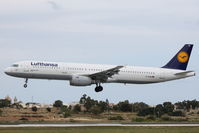 D-AISW @ LMML - A321 D-AISW Lufthansa - by Raymond Zammit