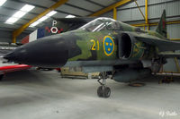 37918 @ X4WT - Inside one of the display hangars at the Newark Air Museum, Winthorpe, Nottinghamshire. X4WT - by Clive Pattle