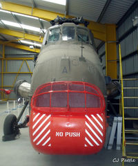 XV728 @ X4WT - Inside one of the display hangars at the Newark Air Museum, Winthorpe, Nottinghamshire. X4WT - by Clive Pattle