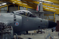 ZA176 @ X4WT - Inside one of the display hangars at the Newark Air Museum, Winthorpe, Nottinghamshire. X4WT - by Clive Pattle