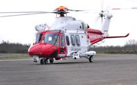 G-CILP @ EGFH - Visiting HM Coastguard SAR helicopter (Rescue 187). - by Roger Winser