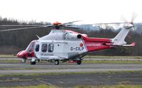 G-CILP @ EGFH - Visiting HM Coastguard SAR helicopter (Rescue 187). - by Roger Winser