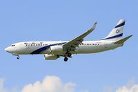 4X-EKH @ LFPG - Boeing 737-85P, Short approach rwy 27R, Paris-Roissy Charles De Gaulle airport (LFPG-CDG) - by Yves-Q