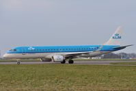 PH-EZV @ EGSH - KLM 1512 leaving Norwich. - by keithnewsome