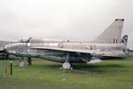 ZF598 @ EGBE - English Electric Lightning T55 at The Midland Air Museum in March 1992. - by Malcolm Clarke