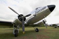 N431HM @ LFFQ - Douglas DC3C-S1C3G, Static display, La Ferté-Alais airfield (LFFQ) Airshow 2015 - by Yves-Q
