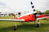 F-AZLI @ LFFQ - De Havilland DHC-1 Chipmunk T.10, Static display, La Ferté-Alais airfield (LFFQ) Air show 2015 - by Yves-Q