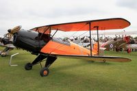 F-AZTT @ LFFQ - CASA 1-131E Jungmann, Static display, La Ferté-Alais airfield (LFFQ) Air show 2015 - by Yves-Q