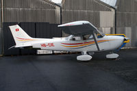 HB-CIE @ LSZG - With a new paint scheme. Waiting for some paintwork after a mishap to the tail. - by sparrow9