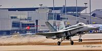 188769 @ CYUL - On 2016-03-16 - 188769, 1986 McDonnell Douglas CF-188A Hornet, C/N: 0485/A400 make a courtesy visit te Montreal Pierre Elliot Trudeau International airport CYUL - by Claude Lafreniere
