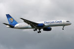 G-FCLA @ EGNT - Boeing 757-28A at Newcastle Airport, September 7th 2006. - by Malcolm Clarke