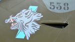 538 @ EGYK - 4. Artwork - IIIE 538 at Yorkshire Air Museum, Sept. 2015