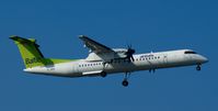 YL-BBV @ EDDL - Air Baltic, is here on finals RWY 05R at Düsseldorf Int'l(EDDL) - by A. Gendorf