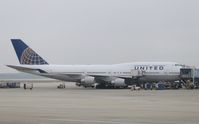 N121UA @ KORD - Boeing 747-400 - by Mark Pasqualino
