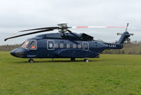 G-LAWX @ EGBC - G-LAWX at Cheltenham Racecourse 18.3.16 - by GTF4J2M