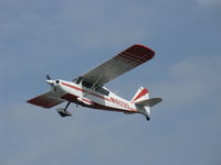 N1603G @ SZP - 1968 Champion 7ECA CITABRIA, Lycoming O-235 115 Hp, takeoff climb Rwy 22, dual instruction flight - by Doug Robertson