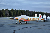 N6547Q @ GOO - Parked at Nevada County Airport, Grass Valley, CA. - by Phil Juvet